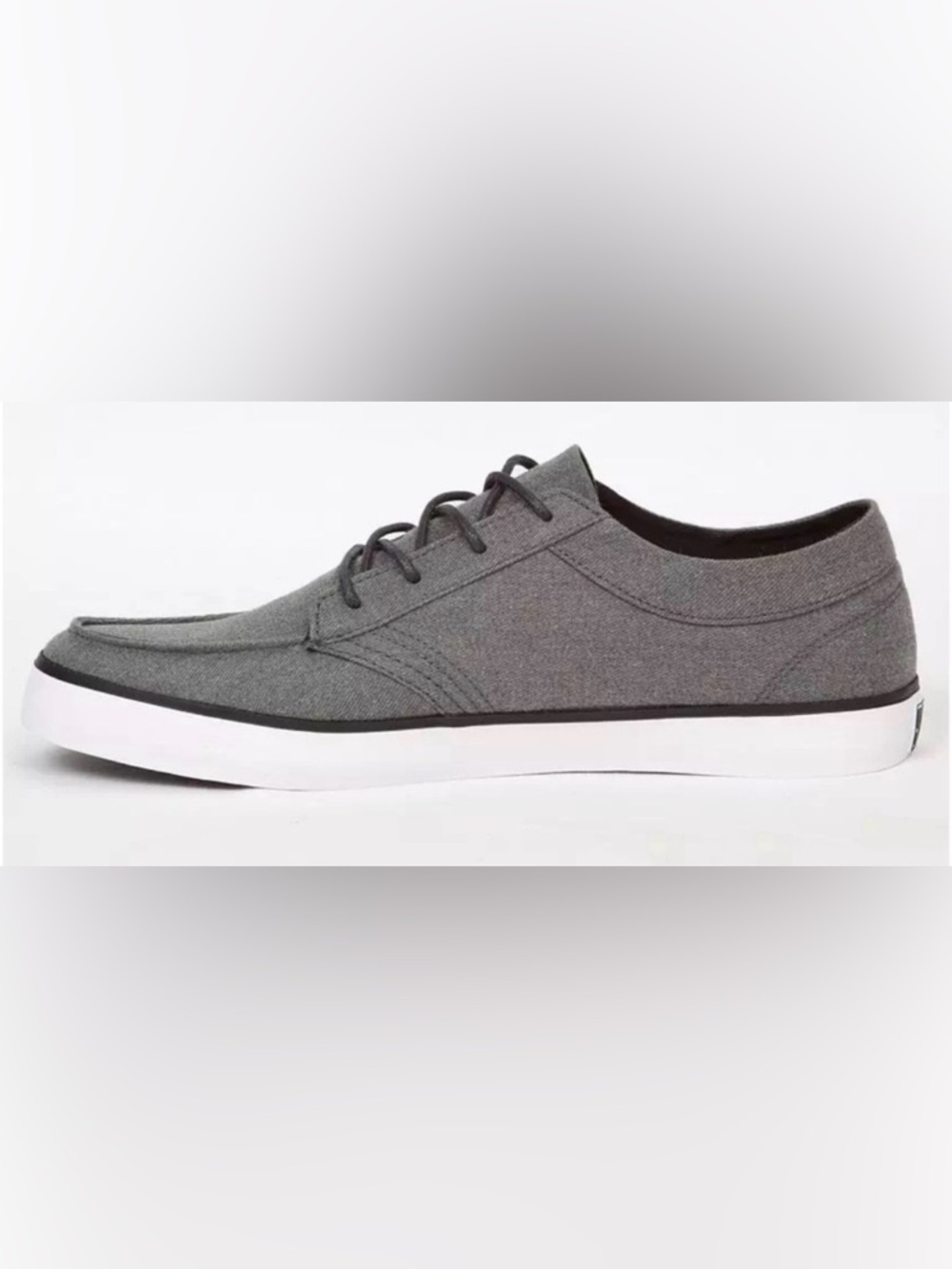 NIB [DC] Standard TX Low Charcoal Gray Canvas Skater Sneakers Shoes Men's 7.5 - Picture 4 of 13